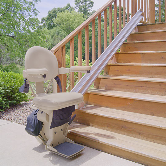 Outdoor Stairlifts exterior stairglide outside
